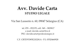 Avvocato Davide Carta